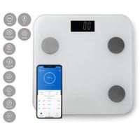 Balanza Digital Personal Scale Inteligente 12 Lecturas Blanco