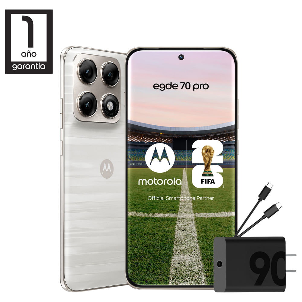 Celular Motorola Edge 70 Pro 12GB RAM + 512GB Blanco