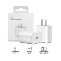 Cargador adaptador Apple 20w USB-C