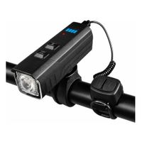 Luz Bicicleta 1000lm Con Claxón Recargable Usb-c