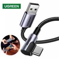Cable UGREEN USB-A a USB-C 3.0 con Ángulo de 90 grados Carga Rápida 1 M