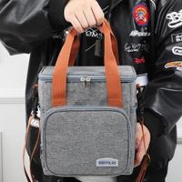 Bolso Lonchera Térmica Ajustable Believe Gris  754GR02