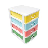 Mini Organizador Multicolor De 4 Niveles