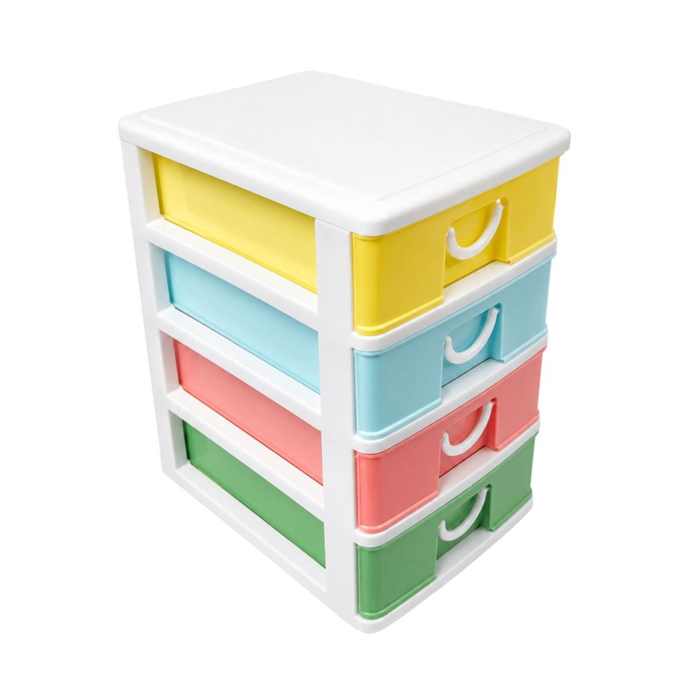 Mini Organizador Multicolor De 4 Niveles