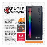 COMPUTADORA PC RYZEN 5 2400G -RAM 16GB - SSD 5000GB - SSD 500GB