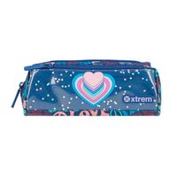 Cartuchera de Corazones Azul Campbell 4XT Xtrem