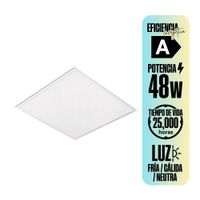 Panel Led Empotrable Lightech 48W 60X60 3CCT