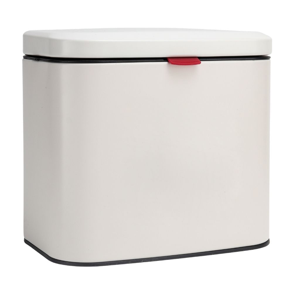 Tacho de cocina Adhesivo/Colgar Inoxidable Blanco 4 litros Orange