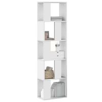 Estante Librero Hanlim 5 repisas Blanco | Masiva Home