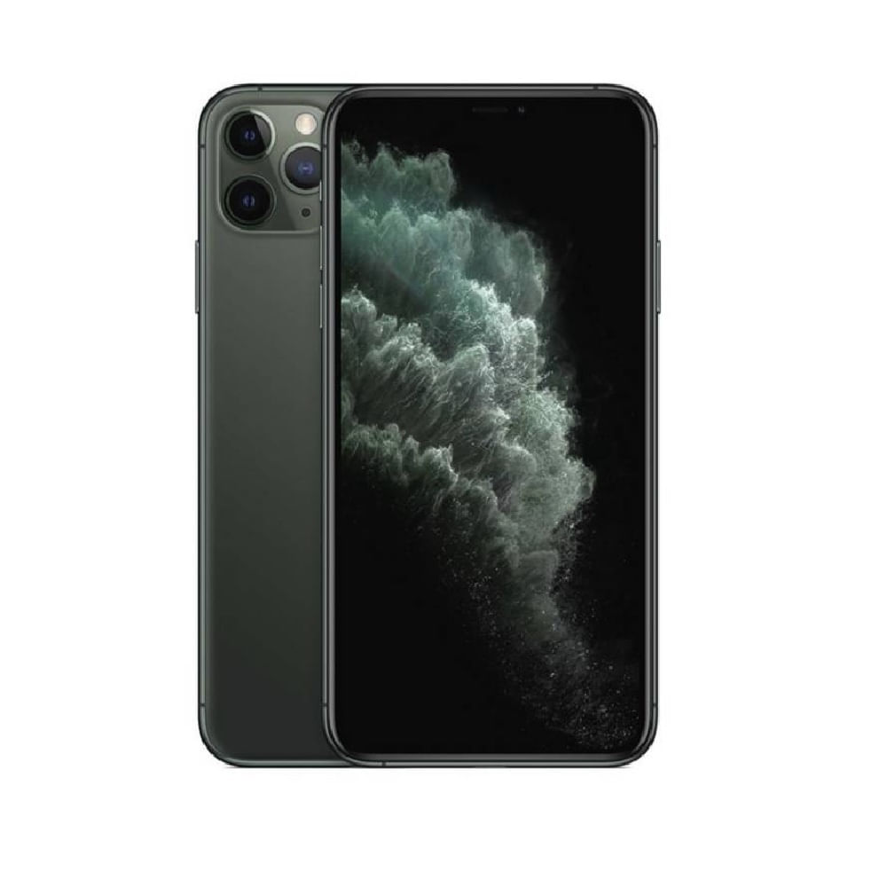 iPhone 11 Pro Max , Sin Face ID, Batería 100% 256GB 4GB Verde (REACONDICIONADO GRADO A+)
