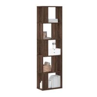 Estante Librero Hanlim 5 repisas Marrón | Masiva Home