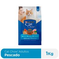 Alimento para Gato CAT CHOW Adulto Sabor Pescado Bolsa 1Kg