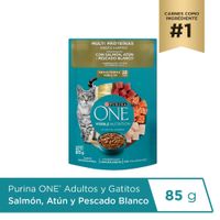Alimento Húmero para Gatos ONE Adultos Gatitos Lata de 85gr