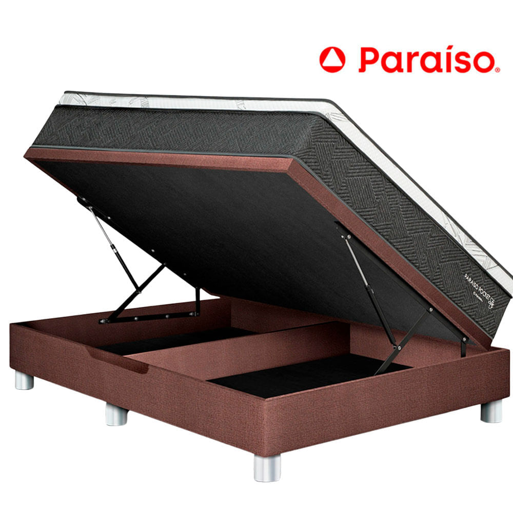 Cama Boxet PARAISO Pocket Star Choco Que