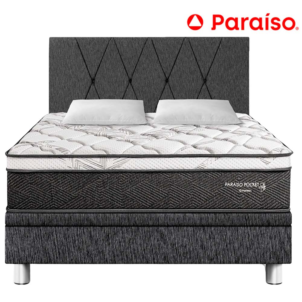 Dormitorio Boxet PARAISO Pocket Star Queen Charcoal