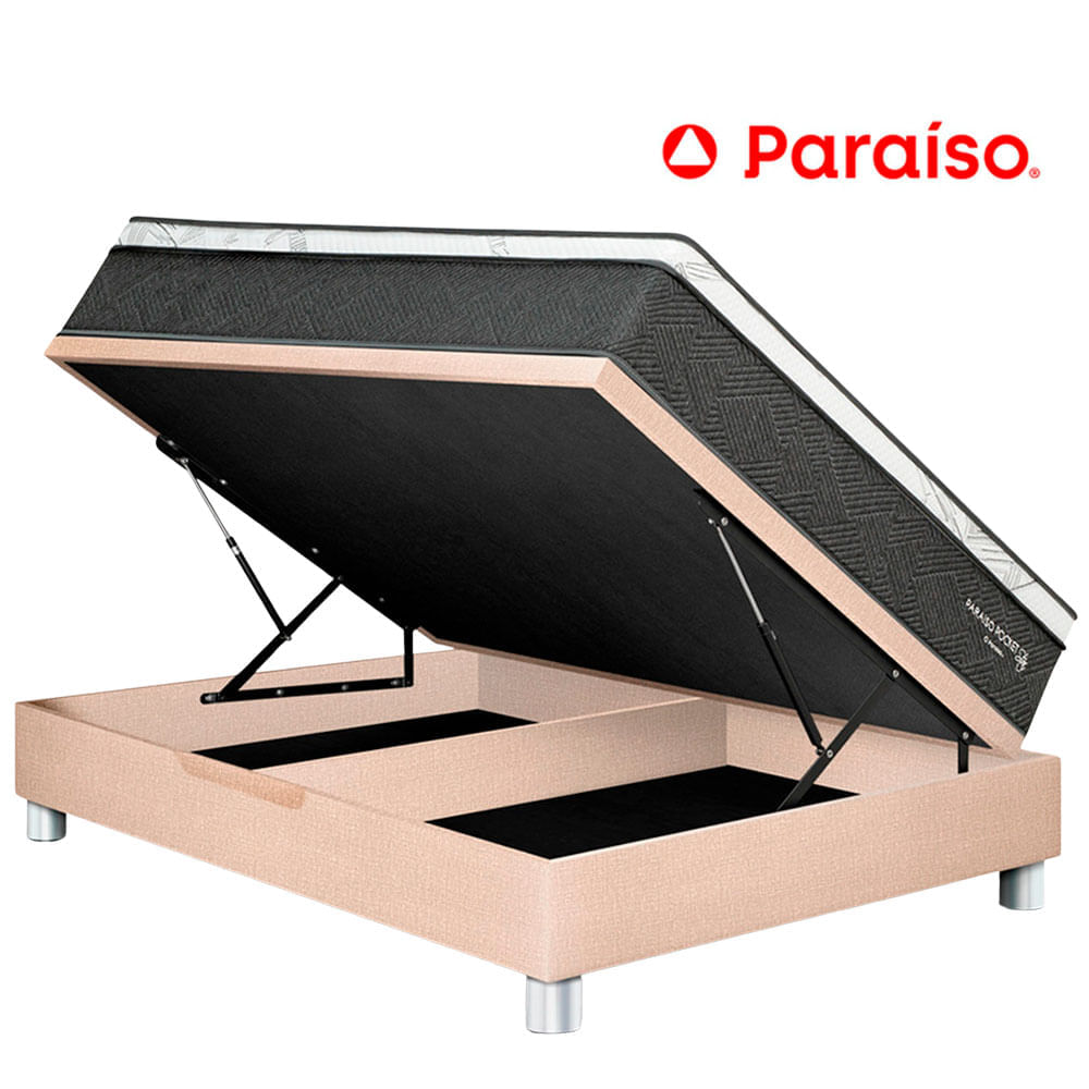 Cama Boxet PARAISO Pocket Star 2 Plazas Champagne