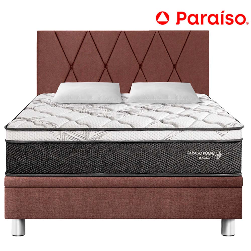 Dormitorio Boxet PARAISO Pocket Star Queen Choco