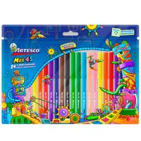 Plumones Delgados Max 45 ARTESCO Estuche x24