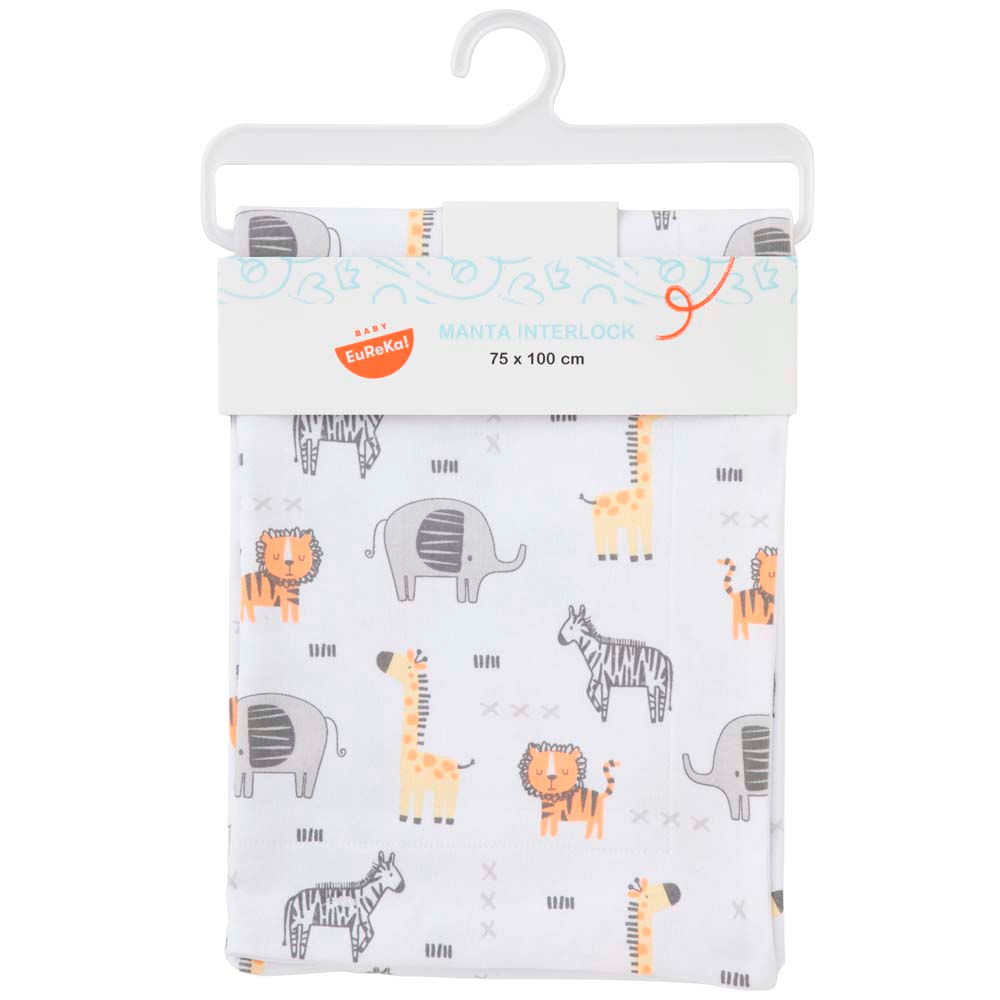 Cuna manta interlock niño BABY EUREKA