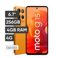Smartphone MOTOROLA G15 6.7"" 4GB 256GB 50MP Naranja