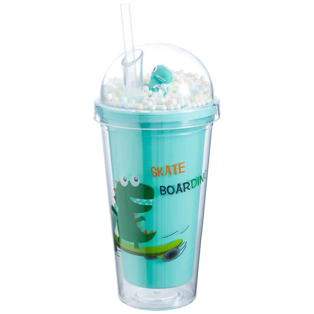 Vaso Con Muñeco DECO HOME 450ml Dino