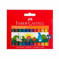 Plastilina FABER CASTELL Jumbo Estuche 12un