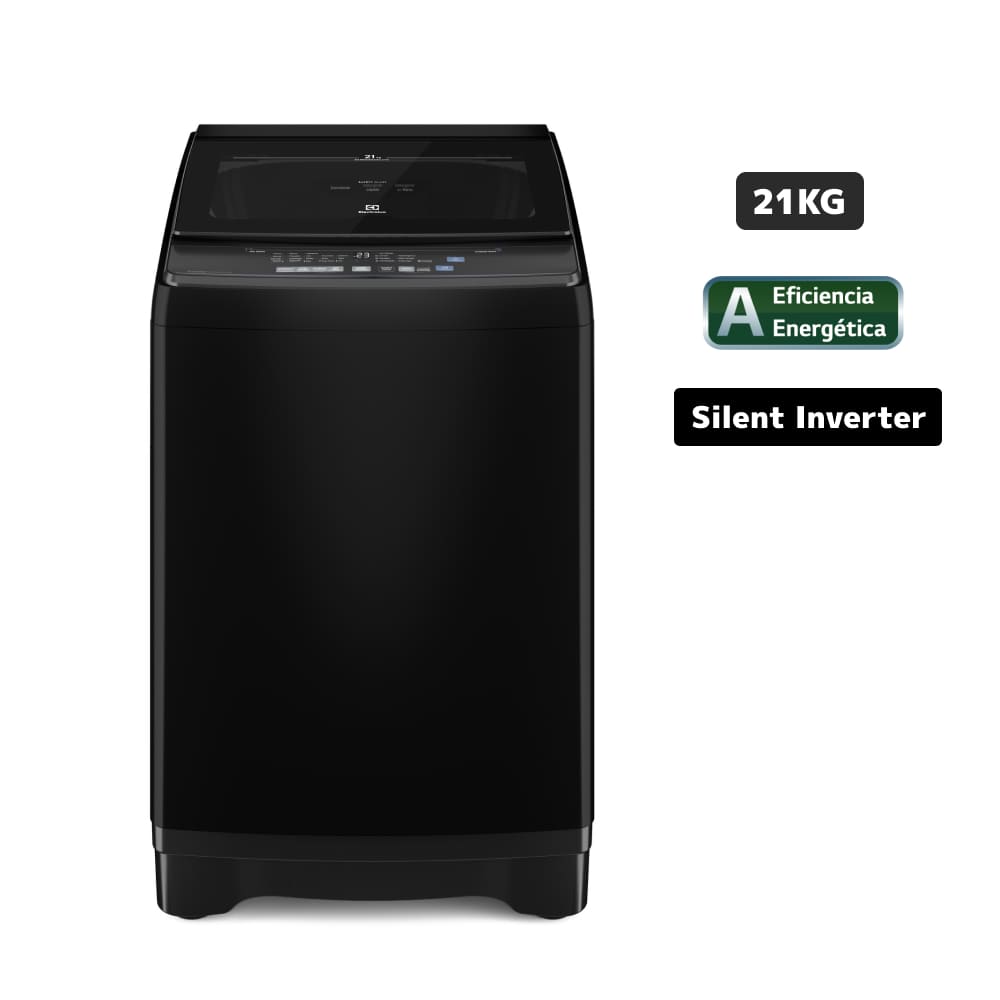 Lavadora ELECTROLUX Carga Superior 21 Kg EWIJ21F2XSYB Negro