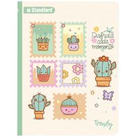 Cuaderno STANDFORD Triple Renglón Sombreado 80 Hojas