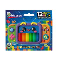 Plastilinas ARTESCO Jumbo Neon Caja 12un