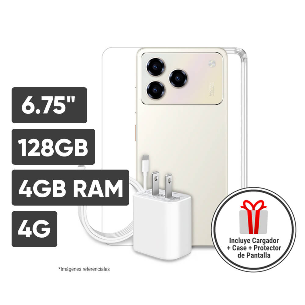 Smartphone ZTE Blade A56 Pro 6.75'' 4GB 128GB 50MP + 0.08MP + 0.08MP Dorado