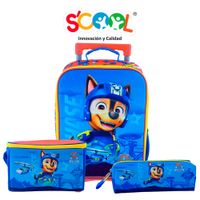 Set Maleta SCOOL Eva 3D Paw Patrol
