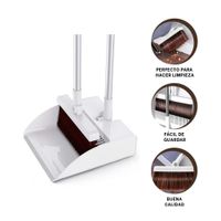 Dispositivo Magico con Recogedor para Limpieza Comoda de Hogar Blanco Durable Y Ligas Regalo