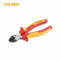 Alicate de corte diagonal aislado 160mm 6 pulg TOLSEN V16036