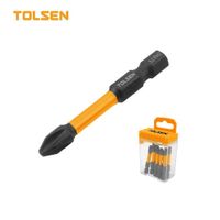 Juego de 10 puntas para destornillador de impacto PH2x50mm TOLSEN 20572