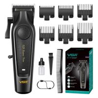 Cortadora De Pelo Profesional VGR V-197 Inalámbrica 7000 RPM Con Cuchilla DLC Y USB-C