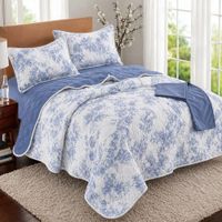 Set de Cubrecama 2 pz SKYN de 5 Piezas + Set Sabanas + Fundas 100% Calidad - 2a