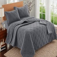 Set de Cubrecama 2 pz SKYN de 5 Piezas + Set Sabanas + Fundas 100% Calidad - 2z