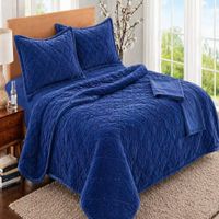 Set de Cubrecama 2 pz SKYN de 5 Piezas + Set Sabanas + Fundas 100% Calidad - 2b