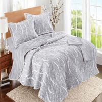 Set de Cubrecama 2 pz SKYN de 5 Piezas + Set Sabanas + Fundas 100% Calidad - 2j