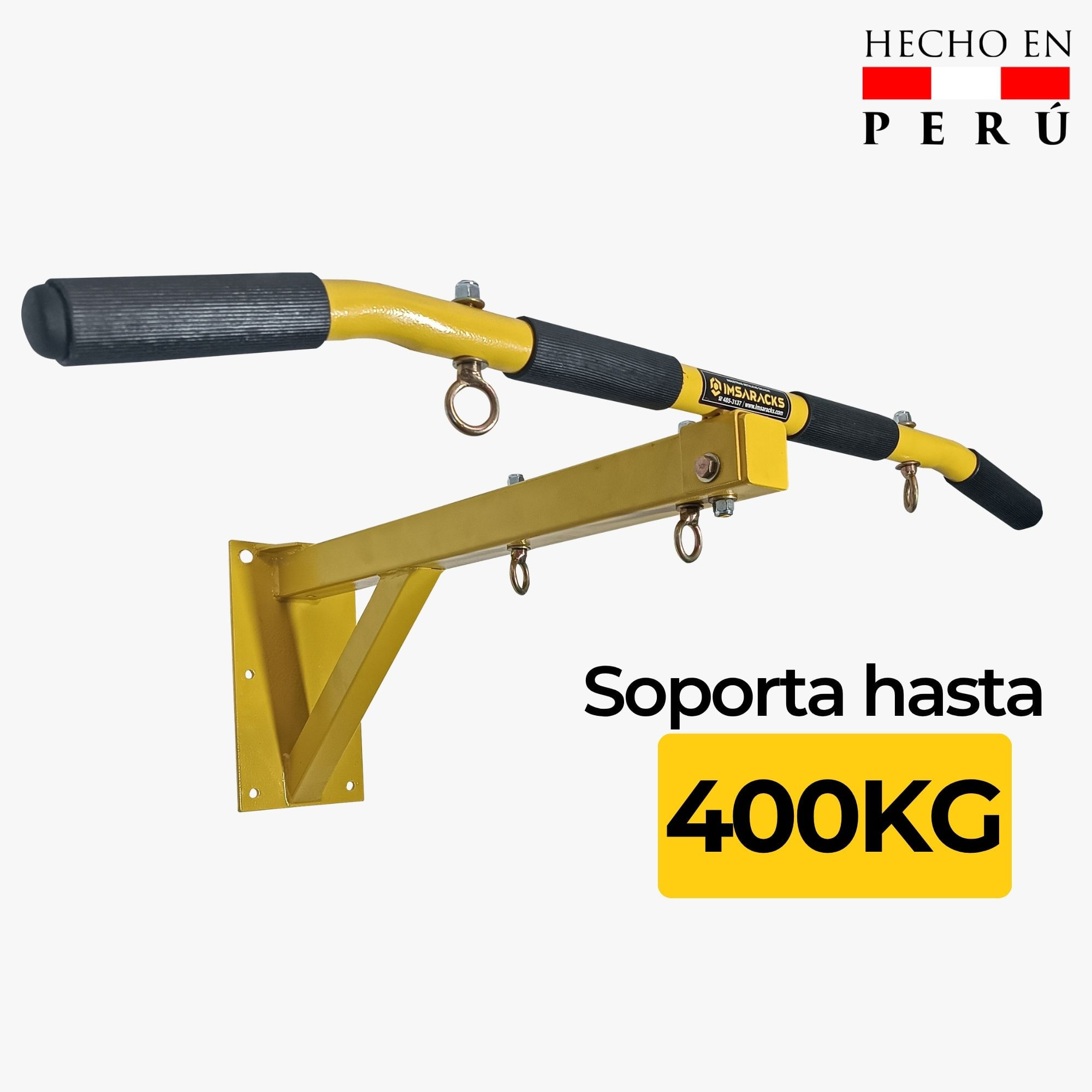 Barra Dominadas Saco de Box Desmontable Crossfit 400Kg