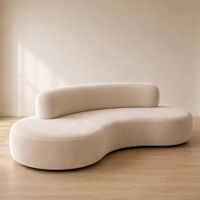 SOFA CURVO BEIGE MARGOT