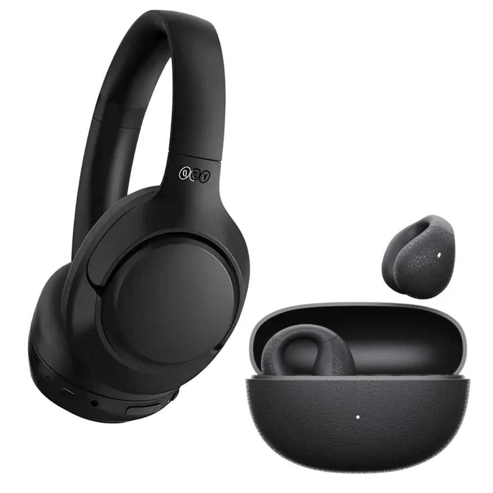 Combo QCY audífonos H3 + QCY audífonos inalámbricos Crossky C10