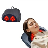 Almohada Masajeadora Inalámbrica Bomidi MP1 PRO Azul  Gris - 3D Recargable