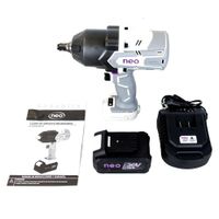 Llave de Impacto 20V 1/2 1200NM + BAT 4Ah + cargador NEO