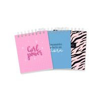 Set de libretas Girlpower 3 unds.