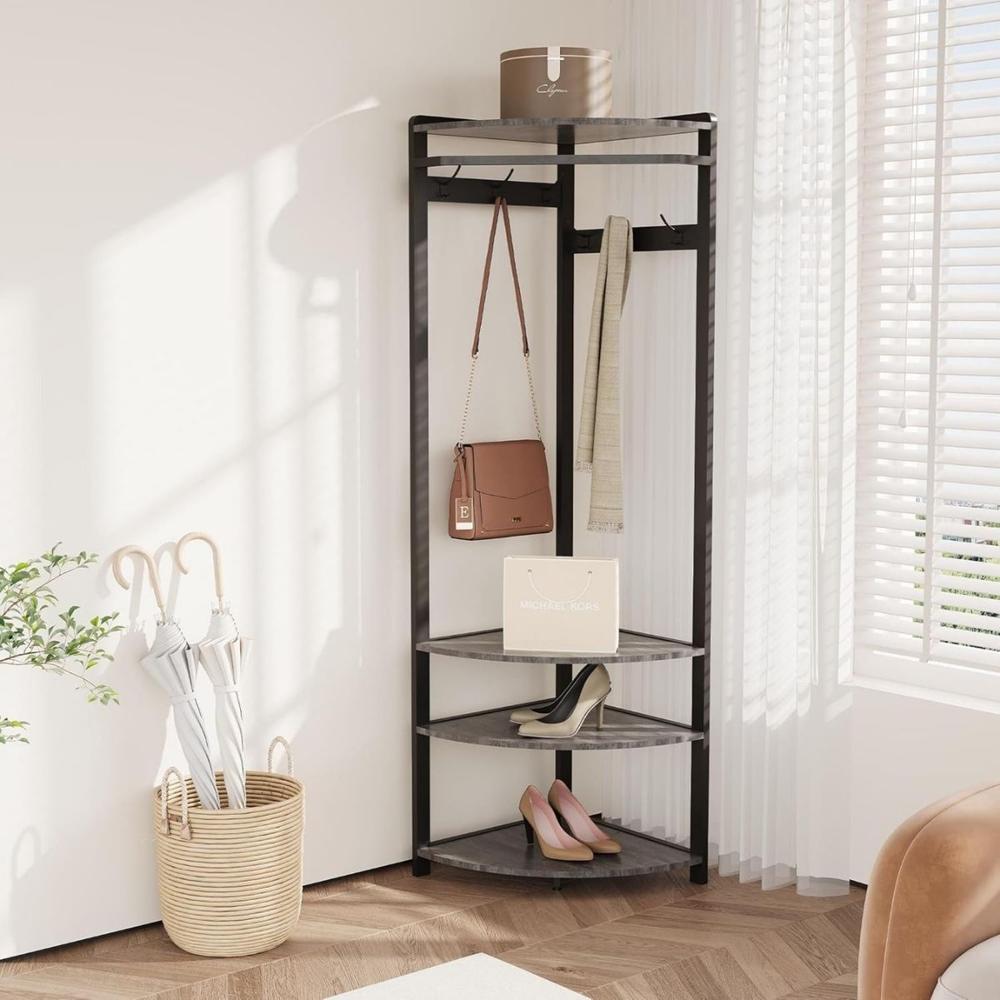 Perchero Solange Negro y Gris | Masiva Home