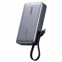 Power Bank Ugreen 20000 Mah 145W Cable Integrado Pantalla LED Para Laptops