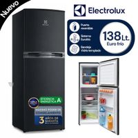 Refrigeradora Electrolux Top Freezer Frost 138L Negra ERT18G2HNB