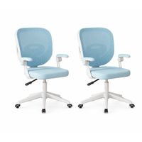 Pack X2 Silla De Escritorio Ergonómica Oficina Dormitorio Para Estudio 190230