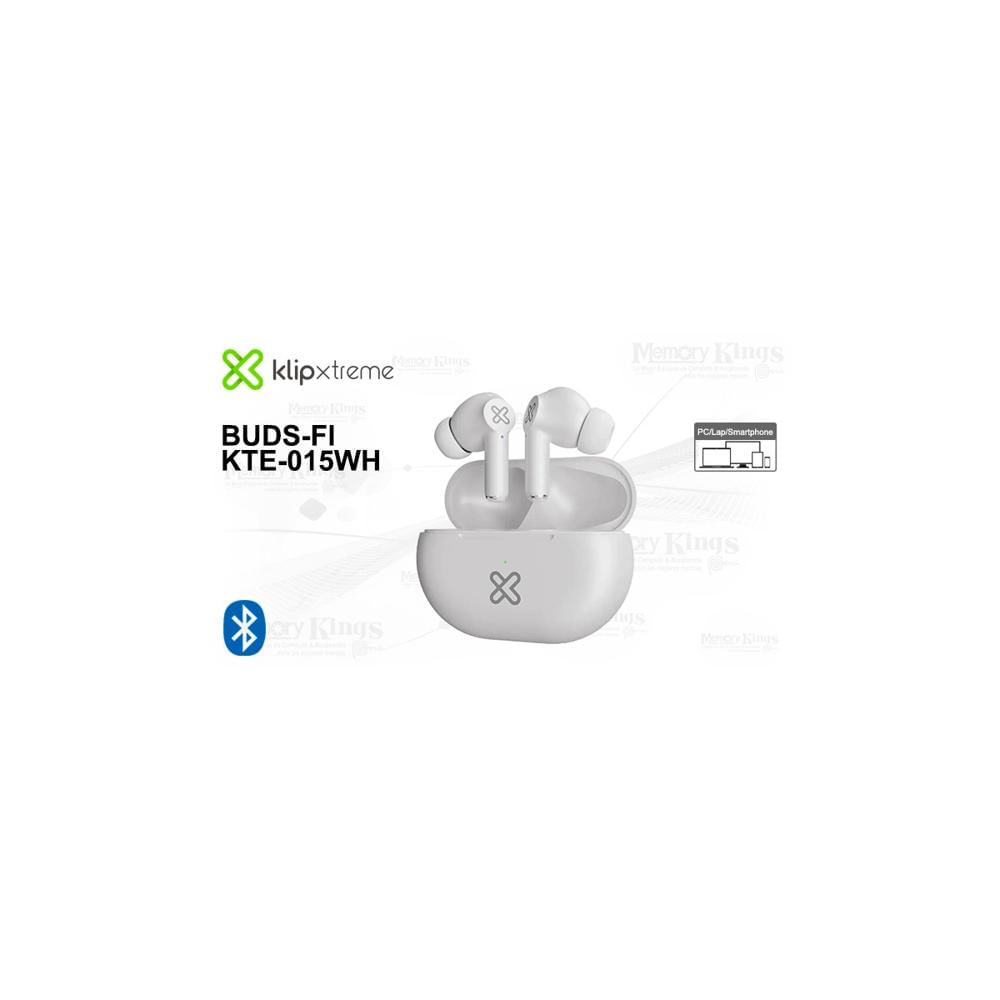 Audífonos inalámbricos Klip Xtreme Buds-Fi KTE-015WH